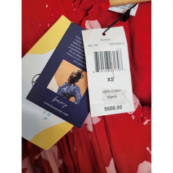 NWT Busayo Ina Ruffled V-Neck Maxi Dress Size XS Event Attire - Picture 7 of 11